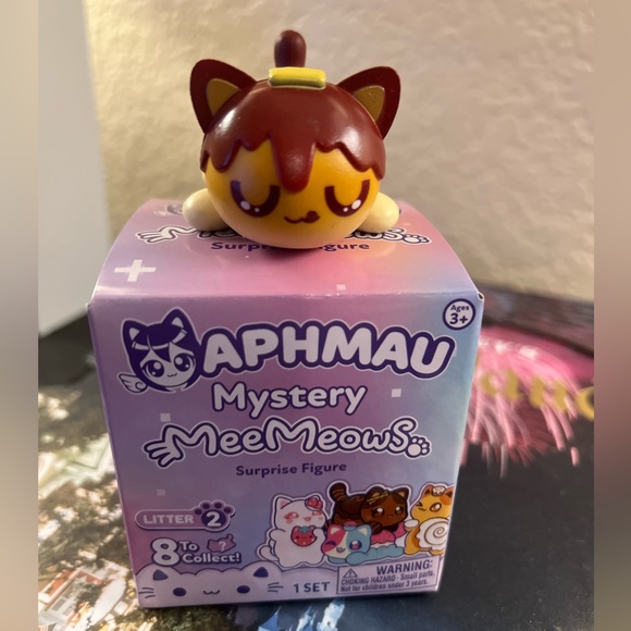 Bonkers Toys Nib Aphmau Meemeows Suprise Figure Pancake Cat Mini